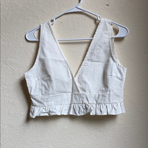 All The Frills white two piece set
